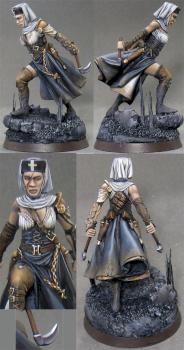 Damnation - Sororita, 54mm scale miniature by Lord Velard