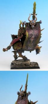 Warhammer Lord of Chaos with Standard by rene
