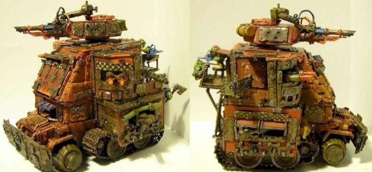 scratchbuilt Battlewagon by Zerlatscht
