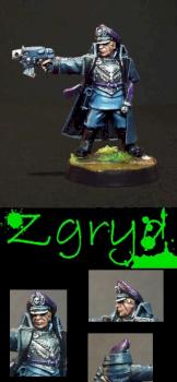 Imperial Guard Commissar by WhiteRavenFactory