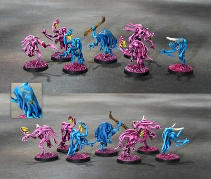 Tzeentch Daemons - Horrors & Changeling by Runic