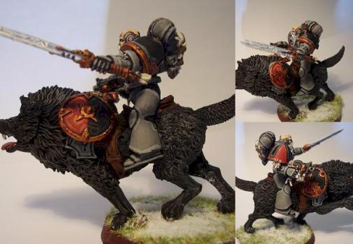 Space Wolves-Thunderwolf Cavalry Harald Thymodson by Sotirios