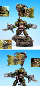 WARHAMMER 40K Chaos Terminator of Nurgle by rene