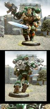 Dark Angel Space marine 54 mm by Enzomadcap