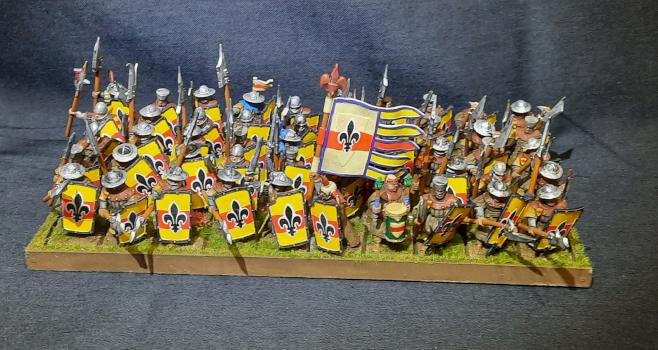 Bretonnian man-at-arms by AntonSh