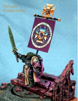 Black Templar Emperor's Champion by verzaniproductions