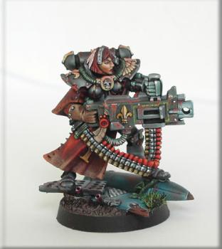Sister of battle with a heavy bolter 2.1 by Mechian