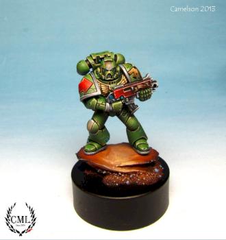 Dark Angels Space Marine by camelson
