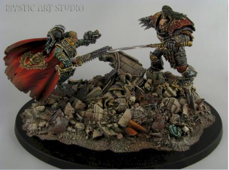 Abaddon vs. Loken by Benesz