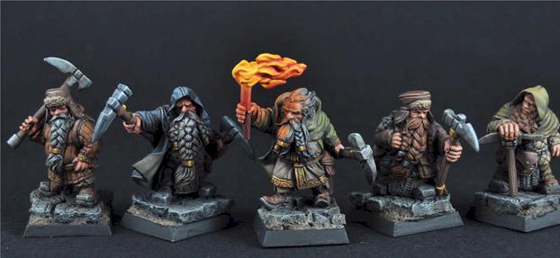 Dwarfs Miners by Scibor