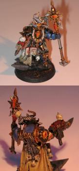 Chaos Space Marine Terminator Sercerer of Tzeench by malarz1989