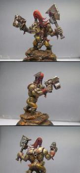 black reach ork boss by skorpia