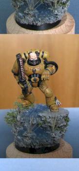 Imperial Fist Space Marine by AsyLum