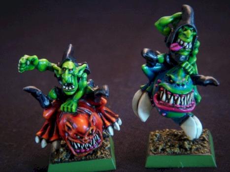 Night goblin squig hoppers by Brucechan