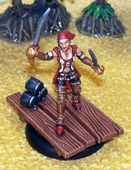 Privateer Press Warmachine Mercenaries First Mate Hawk by Middle Pillar Path