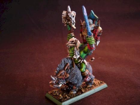 Orc Shaman on boar by Brucechan