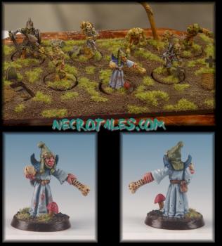 Talisman Necromancer and Zombies by EArkham