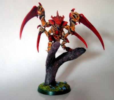 Tyranid Warrior (in a tree) by Unlikely