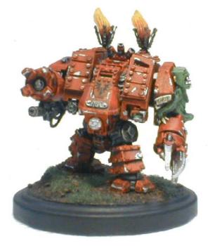 Faust, Blood Angels Dreadnaught by TheDeinonychus