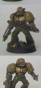 Space Marine Test Figure by Tj.marauder