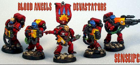 Blood Angel Devastators by senseipcm