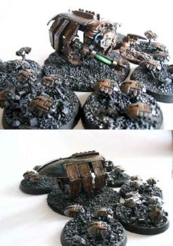 Necron Tomb Spider & Scarab Swarms by M2use