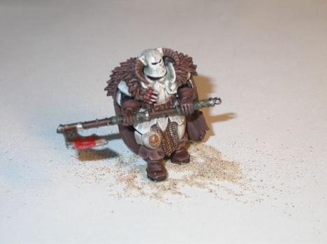 Chaos warrior with great weapon by Jasio