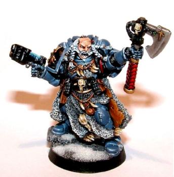 Space Wolf Rune Priest by EpistolarySalvus