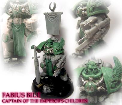 Fabius Bile - Captain of the Emperor's Children by Tom.