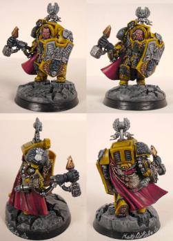 Captain Lysander of the Imperial Fists by RoguePainter