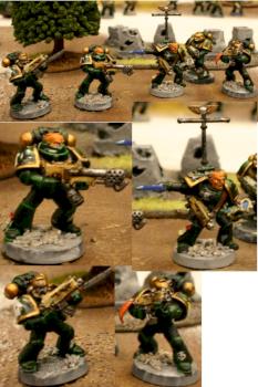 Space Marine Squad by Spiritbw