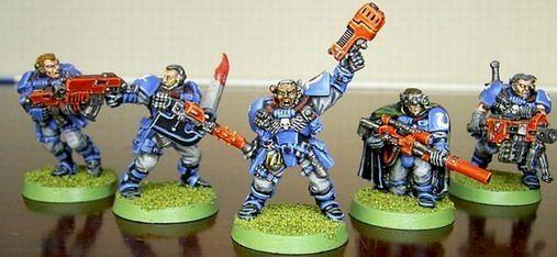 Ultramarines Scout Squad by Marine Acheron