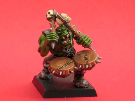 My first Orc (GW) - le musicos fou... by Naoned