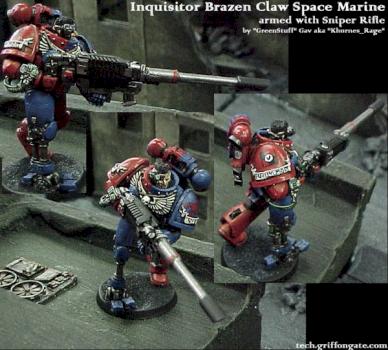 Inquisitor Brazen Claw Marine by khornes rage