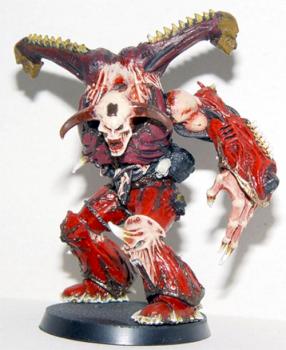 My Daemon Prince of Khorne WIP Closer view by naked