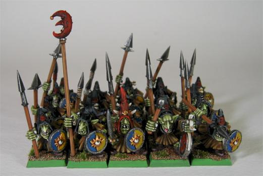 Night Goblin Regiment by xxxstc3