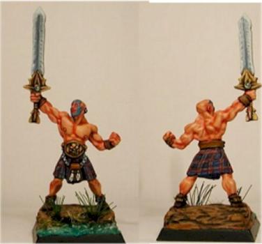 Scottish warrior with Claymore by belmin