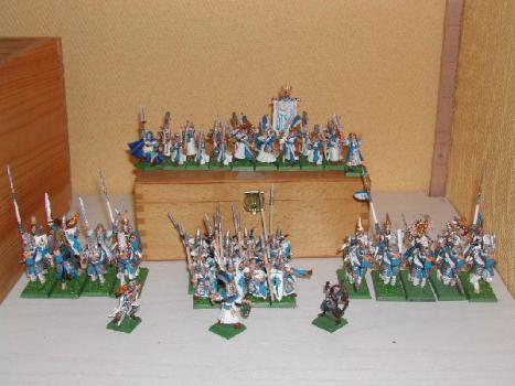 High Elf army by Raloufbebec