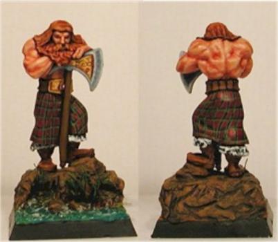 Scottish warrior with Axe by belmin