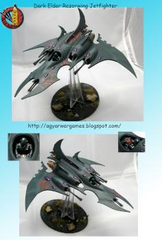 Dark Eldar Razorwing Jetfighter by agyar