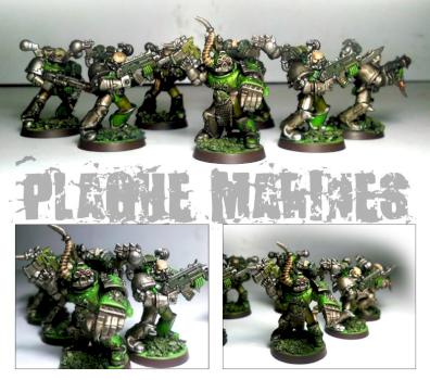 Plague Marines by ravenkrus