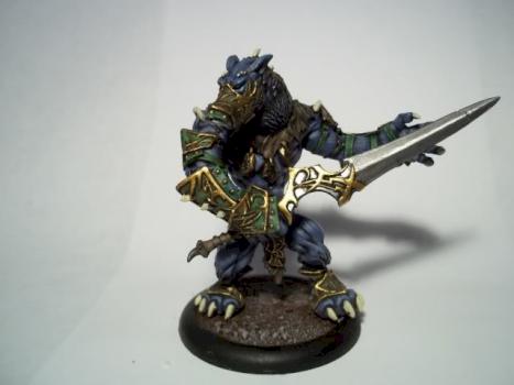 Circle of Orboros - Warpwolf Stalker by grevane