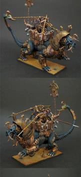 Tomb kings khemrian warsphinx by thefigurecorner
