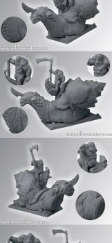 Chaos Rotten Lord on Mutant Snail by Scibor