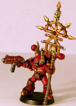 Khorne Icon bearer by Razor