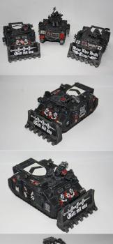 Black Templar Rhino by Andrzej