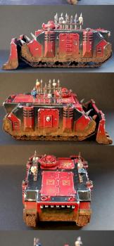 World Eaters Rhino II (Khorne / Chaos) by mf_Greg