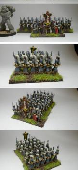 Warmaster (10mm) High Elf - Swordmasters by Guthwine