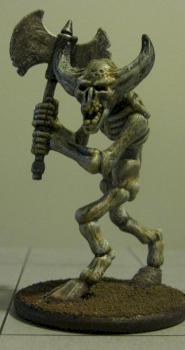 D&D repaint: Minotaur Skeleton by MageKnightLives!