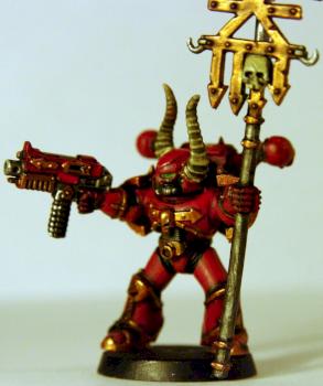 Khorne Icon bearer by Razor